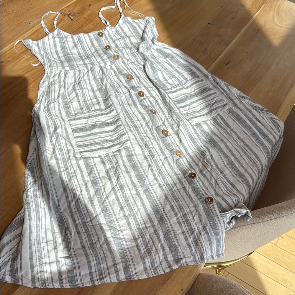 Women’s Roxy Dress with Button Detail